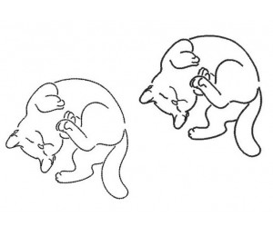 Stickdatei - Katze 2